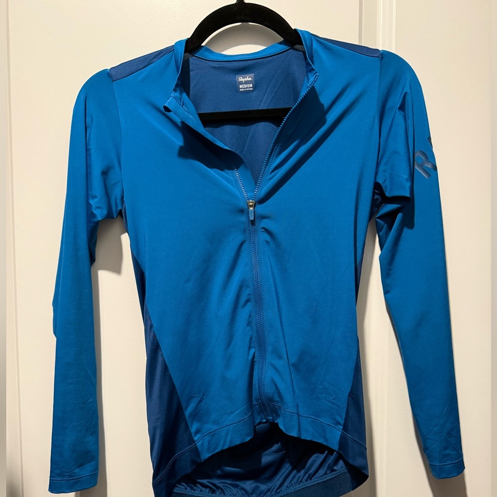 Rapha blue Long Sleeve Cycling Jersey